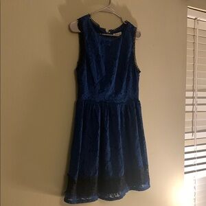 Francescas Blue Lace Dress